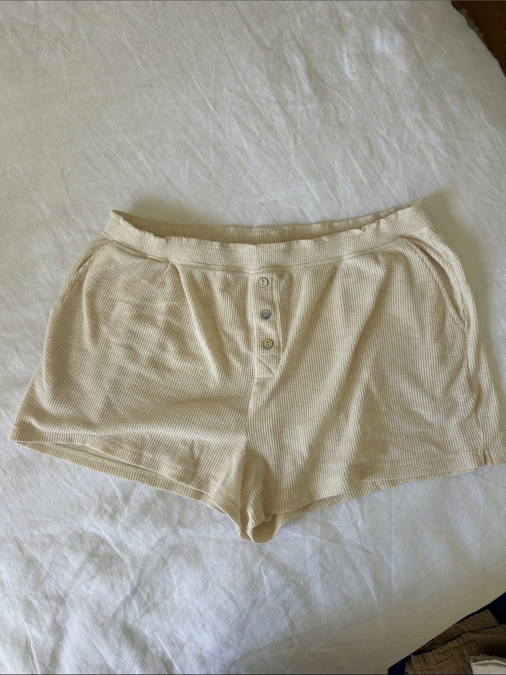 ZSupply Ribbed Button-Front Lounge Shorts